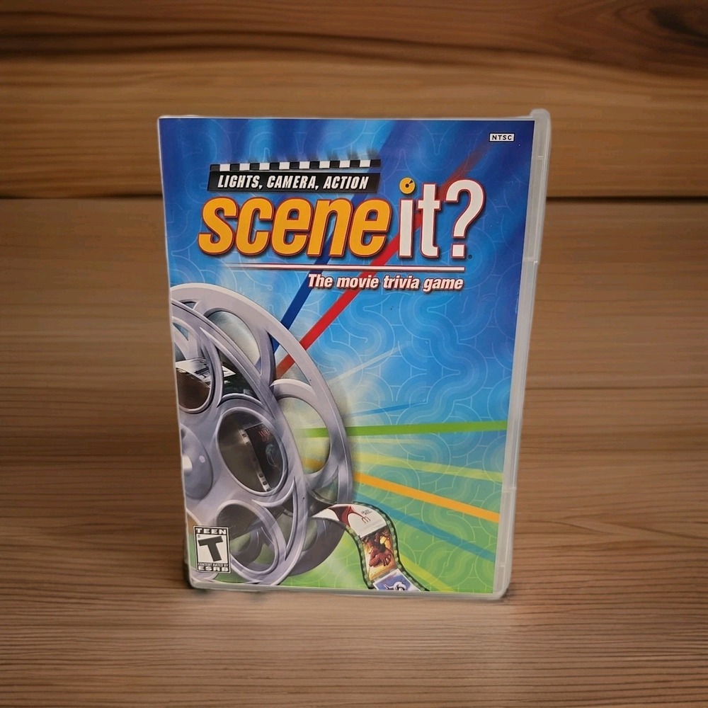 Scene It?: The Movie Trivia Game ~ Microsoft XBOX 360 Game ~ Complete W/ Manual‎